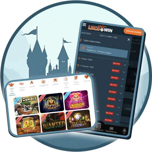 Locowin offers a wide range of sports and games.