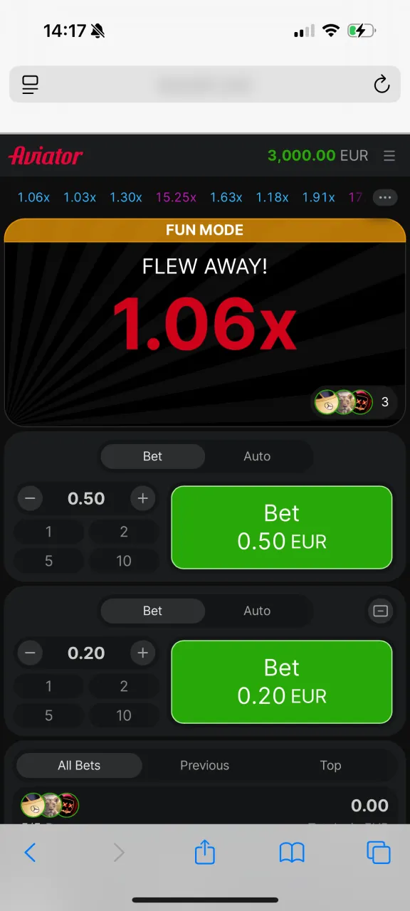 Place a bet on the Aviator game at Locowin.
