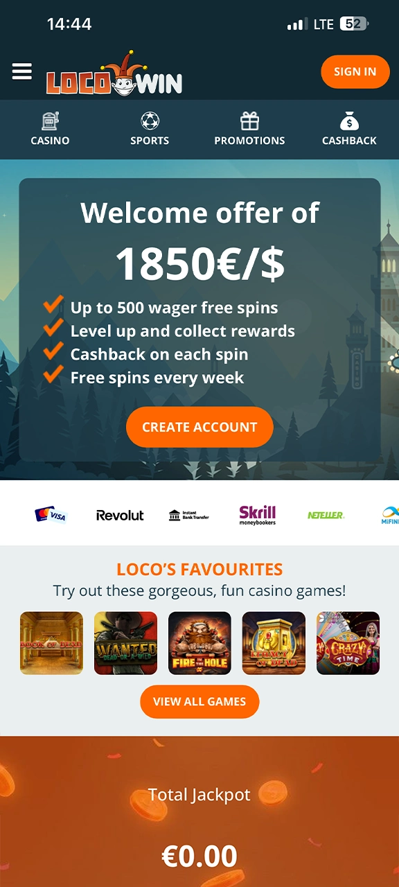 Open your browser menu to install Locowin.